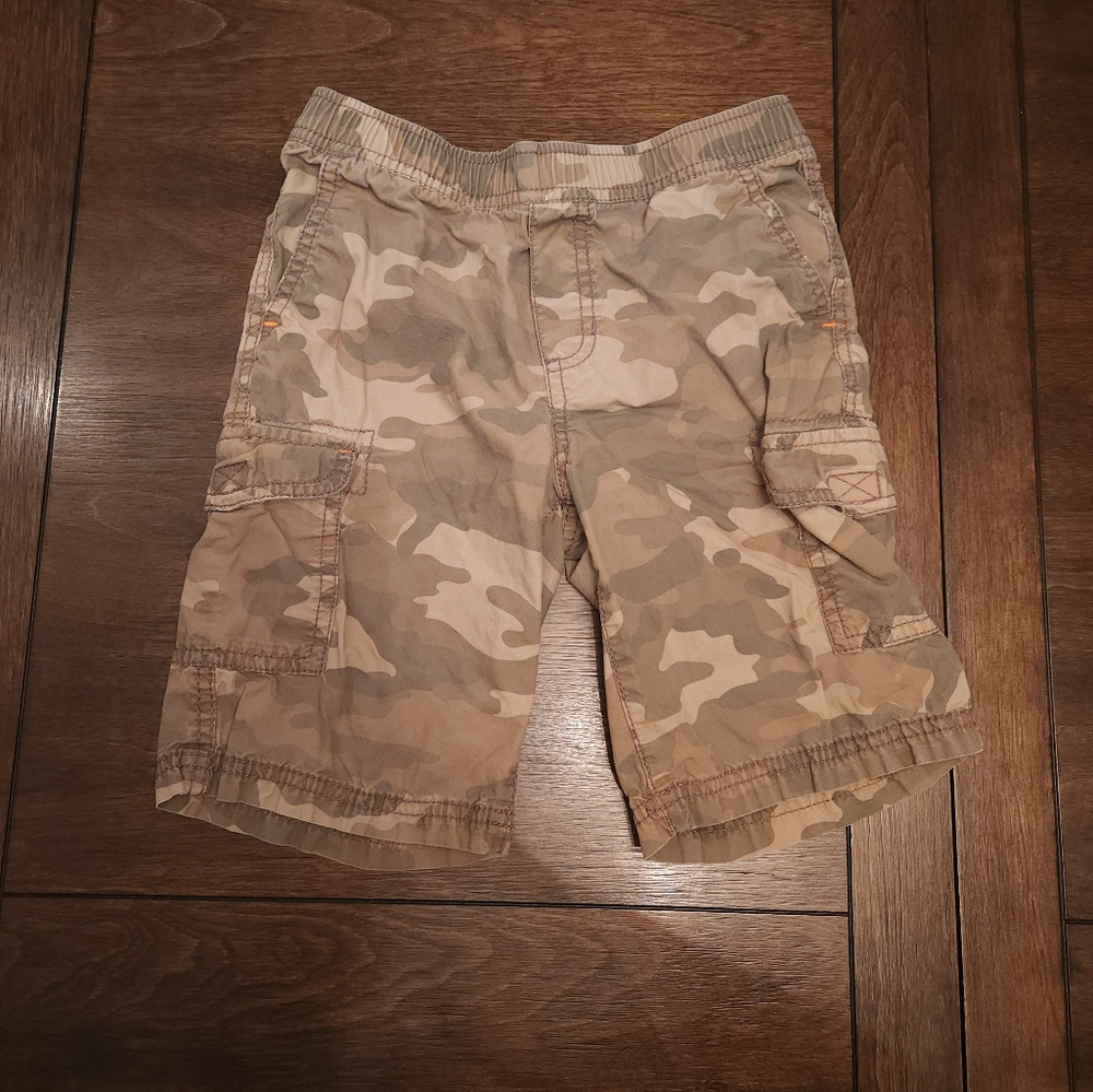 Epic Threads Camouflage Cargo Shorts Elastic Waist Boys 6